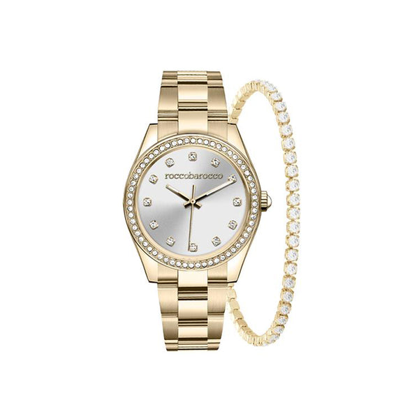 Roccobarocco RB.2579-05M Women’s Watch and Bracelet Set