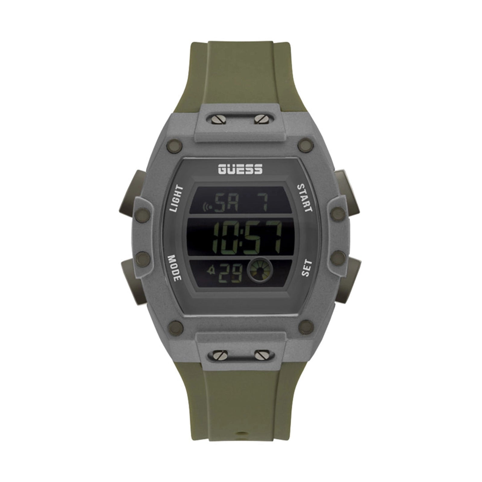 Guess Tonneau GW0340G3 Mens Watch Chronograph - Guess Tonneau GW0340G3 Mens Watch Chronograph